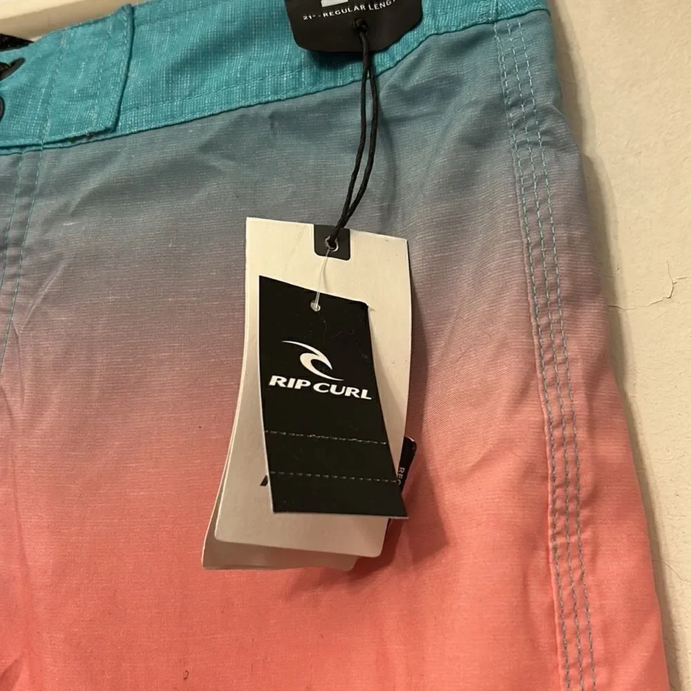 Rip Curl aqua Dawn Patrol boardshorts Size 28 New